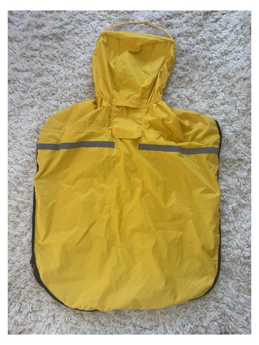 Yellow Dog Raincoat 5XL Clear Visor Hood Mesh Lining + 2 Floral Bandanas